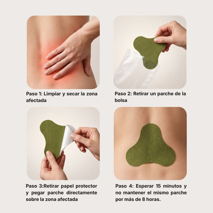 Parches Herbales para Dolor Lumbar y Cervical
