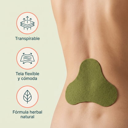 Parches Herbales para Dolor Lumbar y Cervical